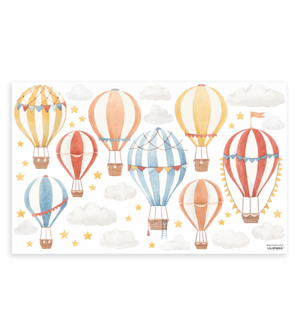 gentle-friends-stickers-muraux-hot-air-balloons