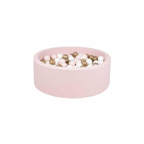 Piscine-a-balles-Balles-rose-gold-et-blanc-Larisa-et-Pumpkin-2