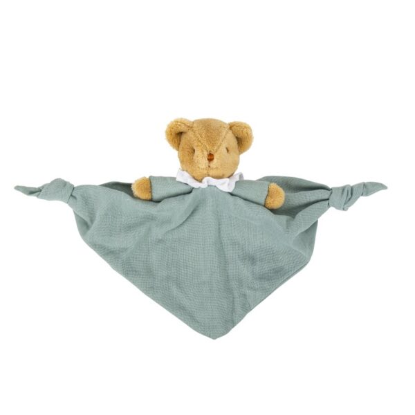 ours-triangle-doudou-avec-hochet-20cm-coton-bio-celadon