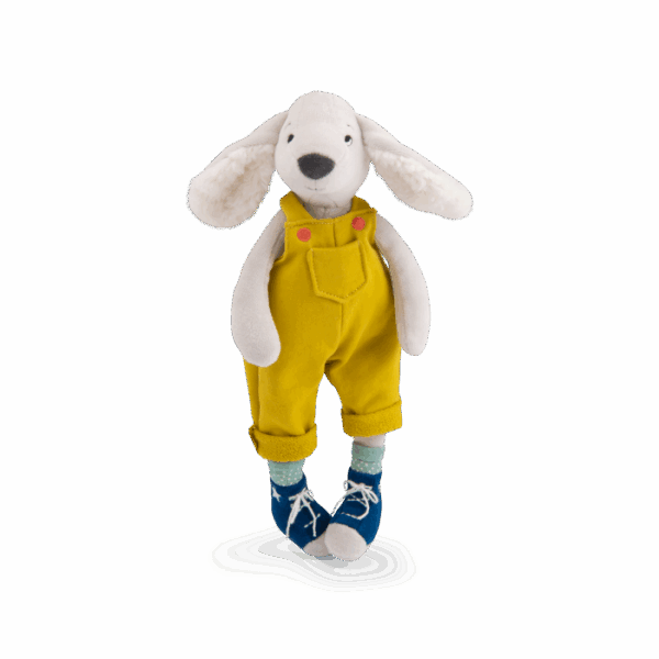 Peluche_Chien_Pilou_jaune_Puce_Pilou_Moulin_Roty